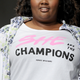 A model walks the runway for the #TeeUpChange Campaign Launch Hosted By Dia&Co and CFDA at theCURVYcon on September 7, 2018 in New York City.